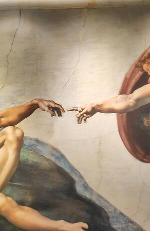 Руки Микеланджело в фресках Сикстинской капеллы