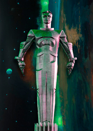 Культ космоса в предзакатном периоде СССР. Живопись, скульптура, графика.