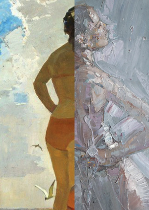 Сравнение изображения тела между советскими  и современными художниками