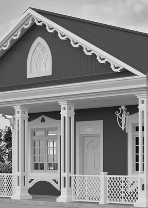 Проект дома в стиле «плотницкой готики»