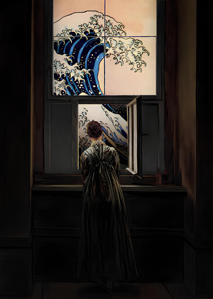 Грани: переживание разрыва в чувственном опыте Хокусая и Фридриха