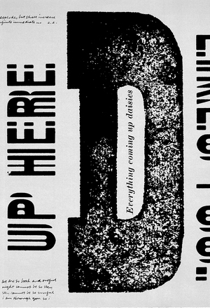 Обратный контраст в шрифте