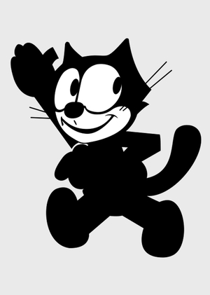 Кот Феликс в ранней анимации