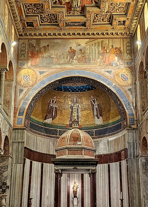 "Священное пространство" в раннехристианских мозаиках и фресках