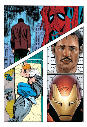 Визуальные способы изображения дуальности супергероя в комиксах Marvel 