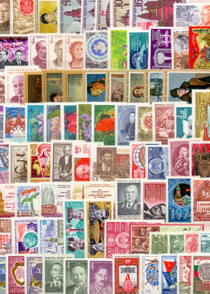 Эволюция дизайна почтовых марок СССР
