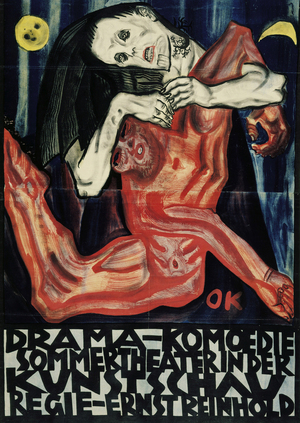 Изображение фигуры человека в плакате XX века