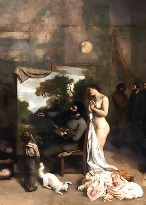 Женская фигура в живописи Гюстава Курбе