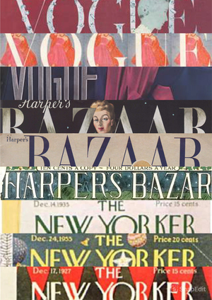 Эволюция рождественских обложек Vogue, Harper’s Bazaar и The New Yorker