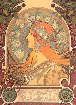 Японизм в плакатах Ар Нуво