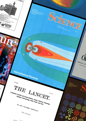 Эволюция обложек крупных научных журналов