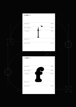 Влияние технических особенностей печати на форму символа