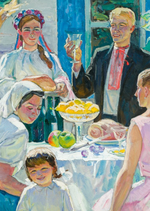 Застолья в советской живописи