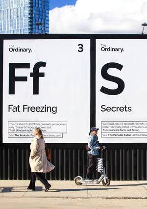 The Ordinary — рекламная кампания The Periodic Fable (2025)