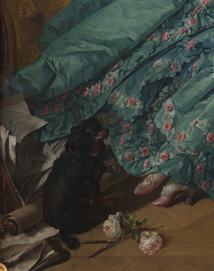 Символизм собак в картинах XVII-XVIII