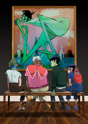 Особенности визуальной коммуникации Gorillaz