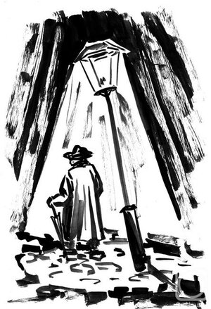 Анализ звукового образа в стихотворении А. Блока "Ночь, улица, фонарь..."