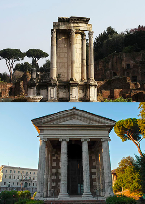 Сохранившиеся храмы древнего Рима, построенные до нашей эры