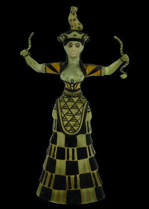 Значений жеста поднятых рук в минойском искусстве XVI - XV вв. до н. э.