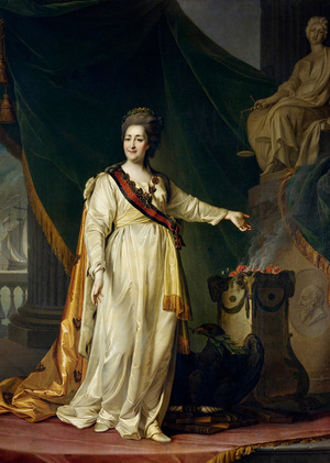 Анализ техники парадного портрета в эпоху его развития.(XVIII век)