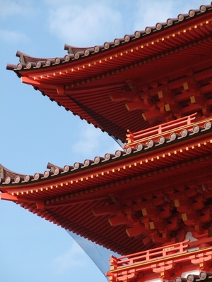 Сравнение двухъярусных крыш Китая и Японии IX-XVI веков