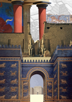 Дворцовые комплексы Ассирии, Вавилона, Египта, Крита. Сходства и различия.