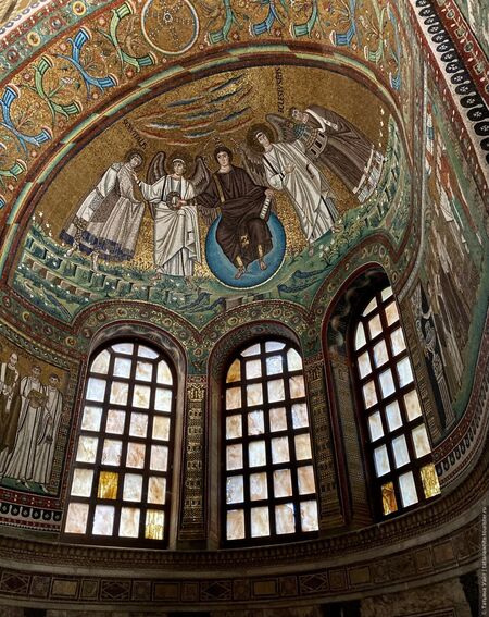 Развитие христианских образов  Византийской мозаики в городе Равенна