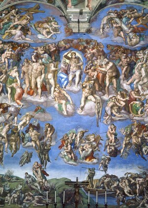 Образ Христа в сценах «Страшного суда»