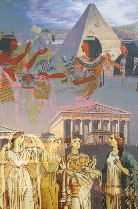 Аксессуары для волос в Египте и Греции: эстетика и социальная идентичность