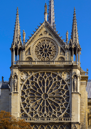 Эволюция конструкции готической розы