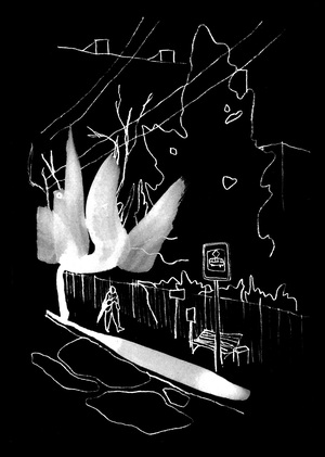 Город в разное время года