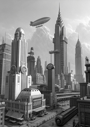 Классика и технический прогресс. Поиск баланса в ар-деко.