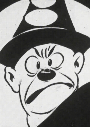 Черно-белый цвет в ранних работах анимации (до 1935-х годов)