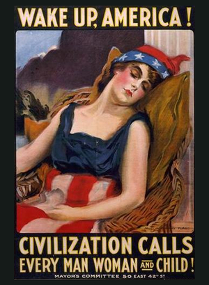 Военные плакаты первой мировой войны США и Российской империи/СССР