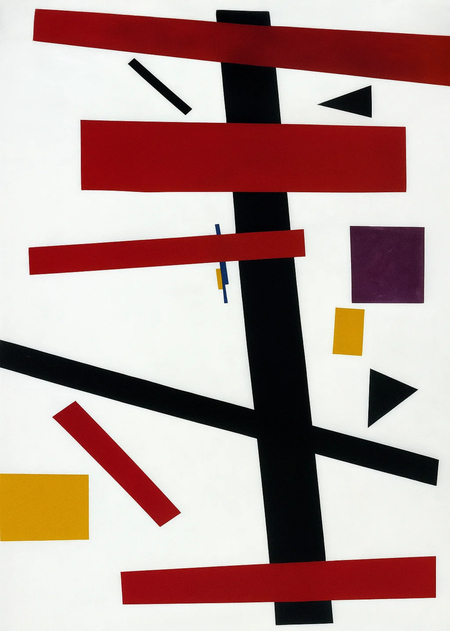 Эволюция к нулю формы или деградация живописи в работах Казимира Малевича