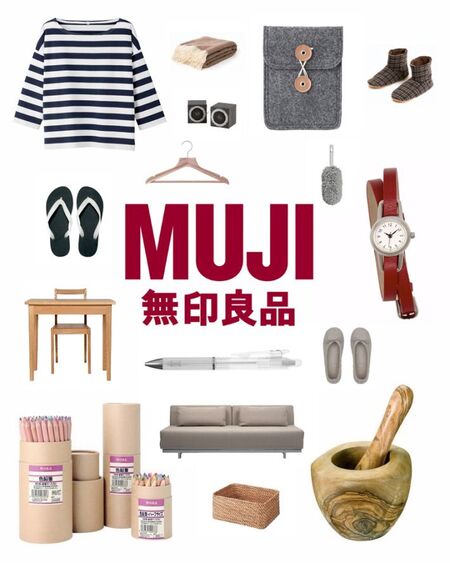 Минималистичный стиль в упаковке и оформлении японского бренда MUJI