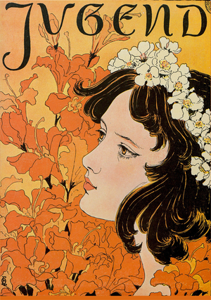 Репрезентация женских образов на обложках журнала Jugend