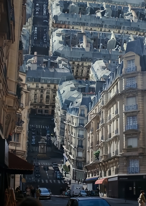 Эволюция технологий в изображении искаженных городских кварталов