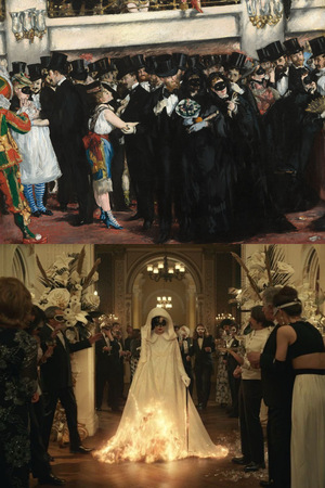 балы: живопись и кино