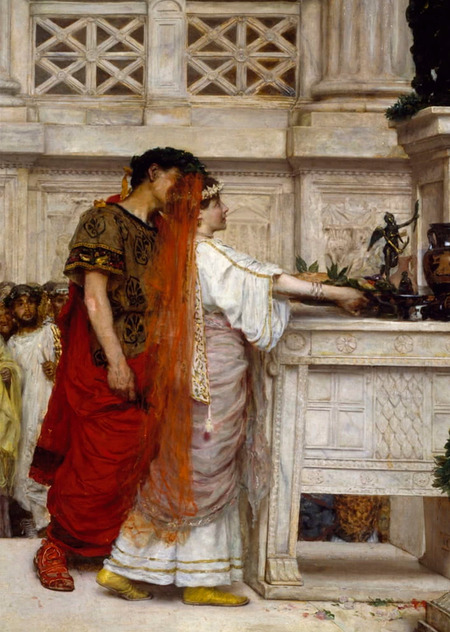 Туника ректа, фламмеум и сени кринес: семантика римского свадебного костюма