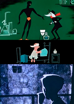 Художественные и анимационные решения ночных сцен в анимации 60-х годов