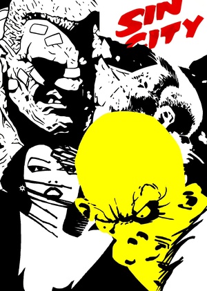 Черное и белое как нарратив: минимализм и нуарная эстетика Sin City.