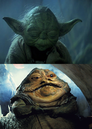 Эволюция технологий создания Йоды и Джаббы Хатта 