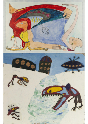 Тематические повторения в творчестве художников проекта "Иные"