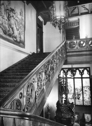 М.А. Врубель: Парадная лестница и Малая гостиная в особняке на Спиридоновке