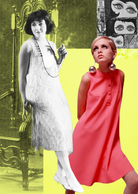 Flapper+Mod girls=friends! Сравнение моды 1920-х и 1960-х