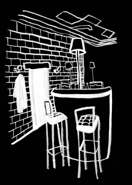 Зарисовки тушью