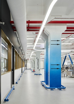 Промышленные интерьеры фабрики FABERLIC