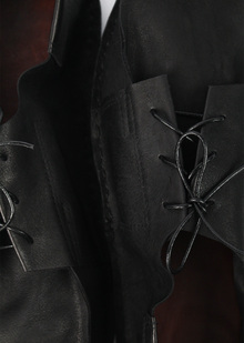Leather slippers