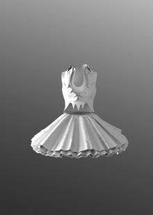 реализация сетапа симуляции балетной пачки на базе марвелоса и гудини